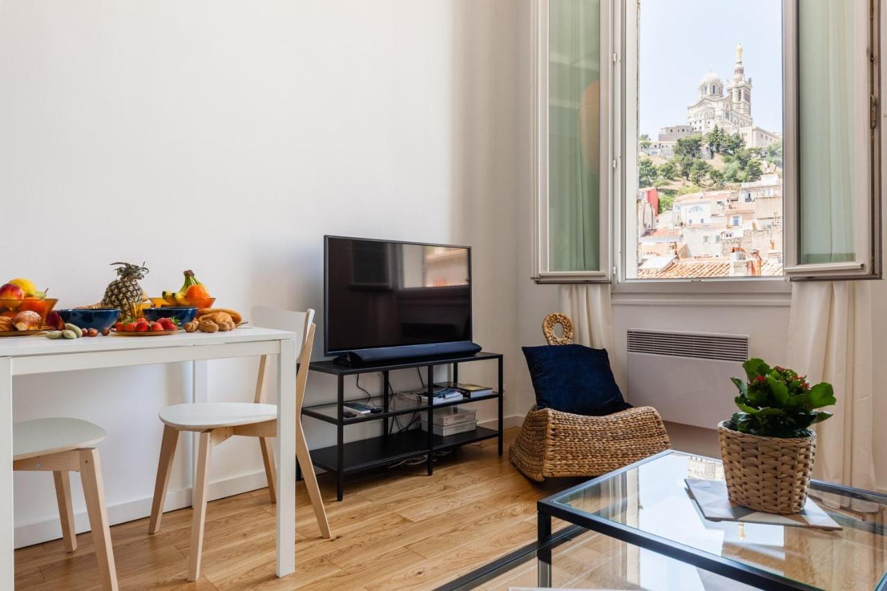 La Bonne Mere - Superbe Appartement Vue Notre Dame Marseille Bagian luar foto