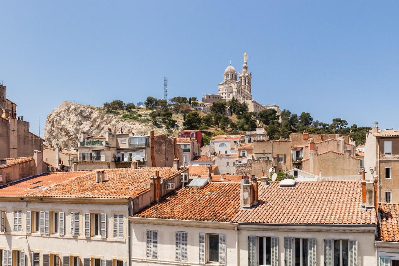 La Bonne Mere - Superbe Appartement Vue Notre Dame Marseille Bagian luar foto